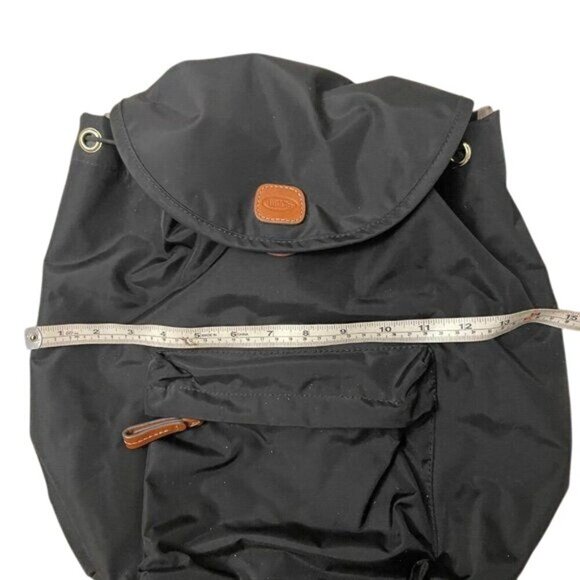 Brics Backpack Zip Pockets Adjustable Straps Black - Picture 3 of 10